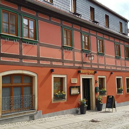 Gasthaus& Pension Zum Roten Haus Bad Schandau Exterior foto